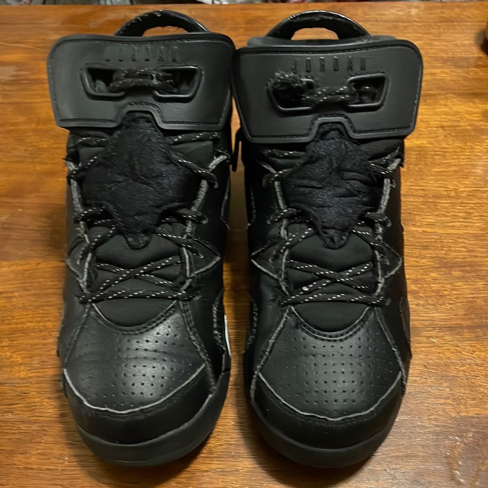 Air Jordan flight 9.0, Black and white youth size 2.5
